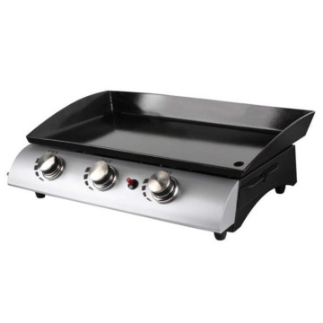 3 Brenner Gaz Plancha BBQ Grill mit CE für Frankreich